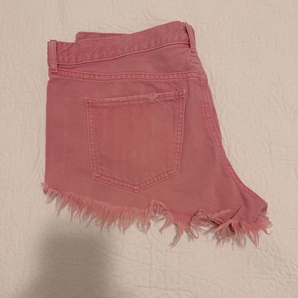 Free People - Pink Cutoff Shorts!